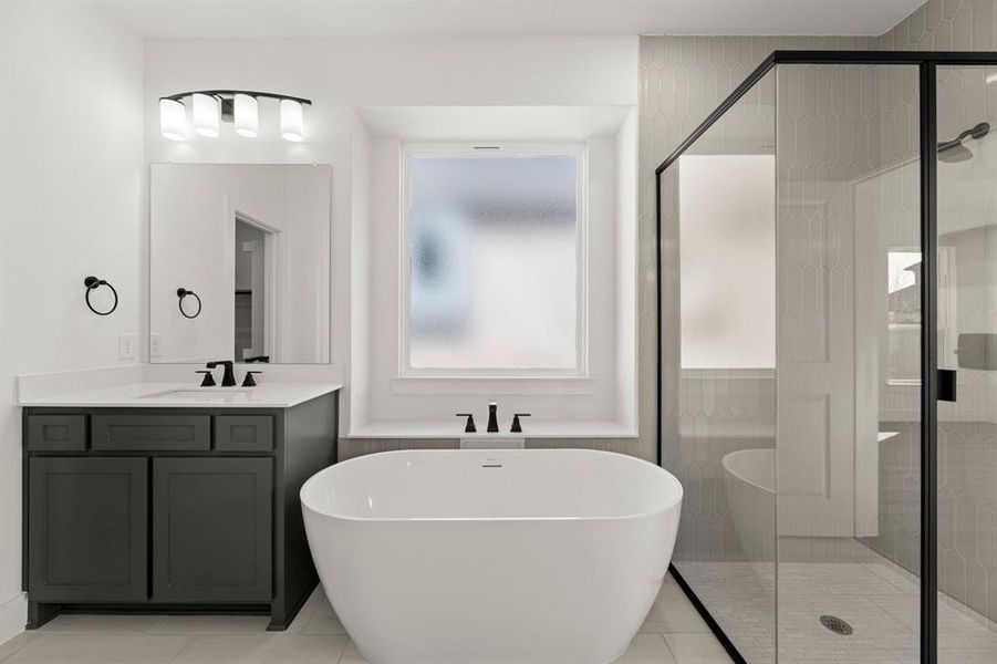 Furnished interior view inside a new home in Edgewood Creek, Celina (Image 16).