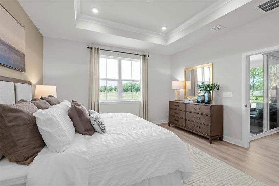 Furnished interior view inside a new home in Sea Trail, Sunset Beach (Image 18).