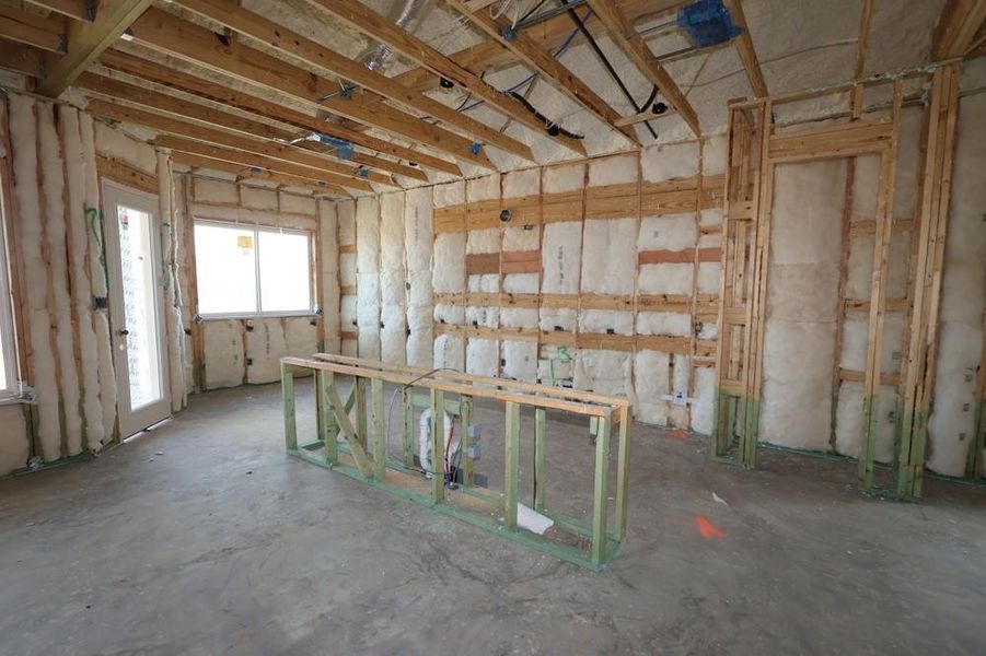 In-progress construction of a new home in Brookewater - Ascent Collection, Rosenberg, TX (Image 8).