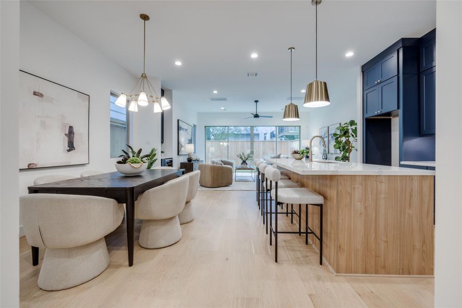 Furnished interior view inside a new home in , Houston (Image 33).