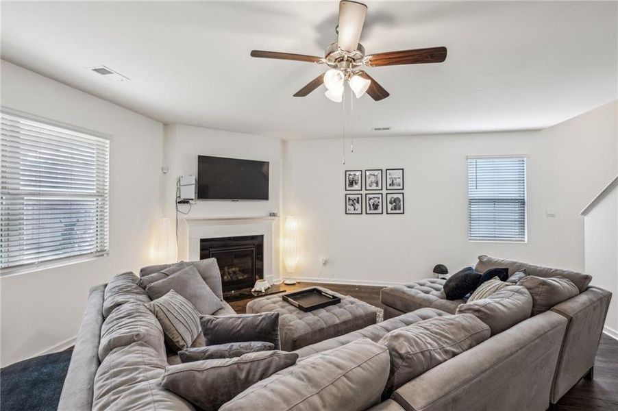 Furnished interior view inside a new home in The Enclave at Flat Rock Hills, Stonecrest (Image 12).