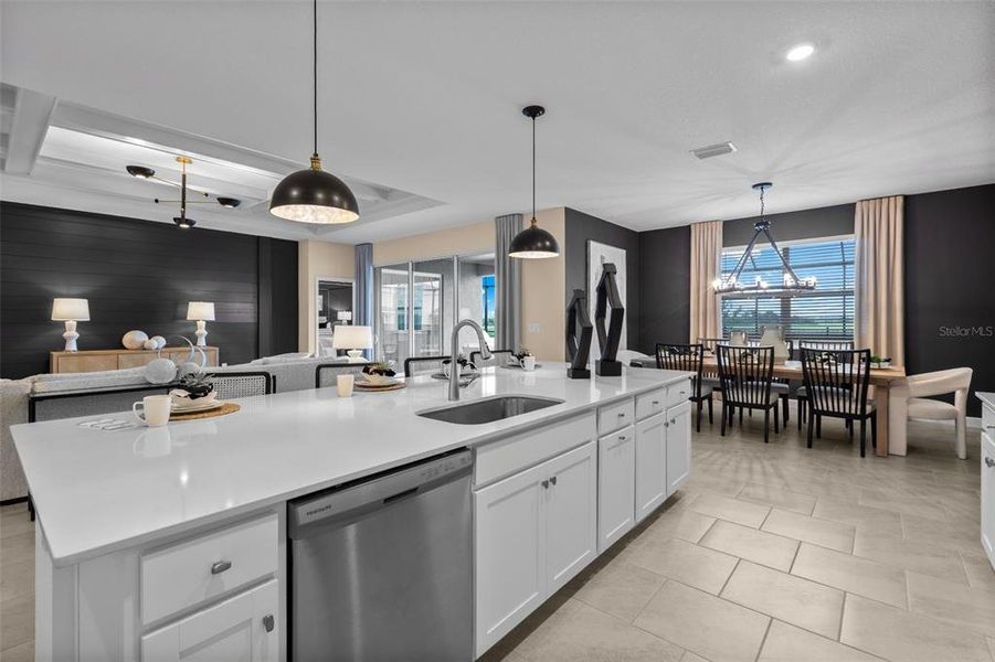 Furnished interior view inside a new home in Rye Ranch, Parrish (Image 23).