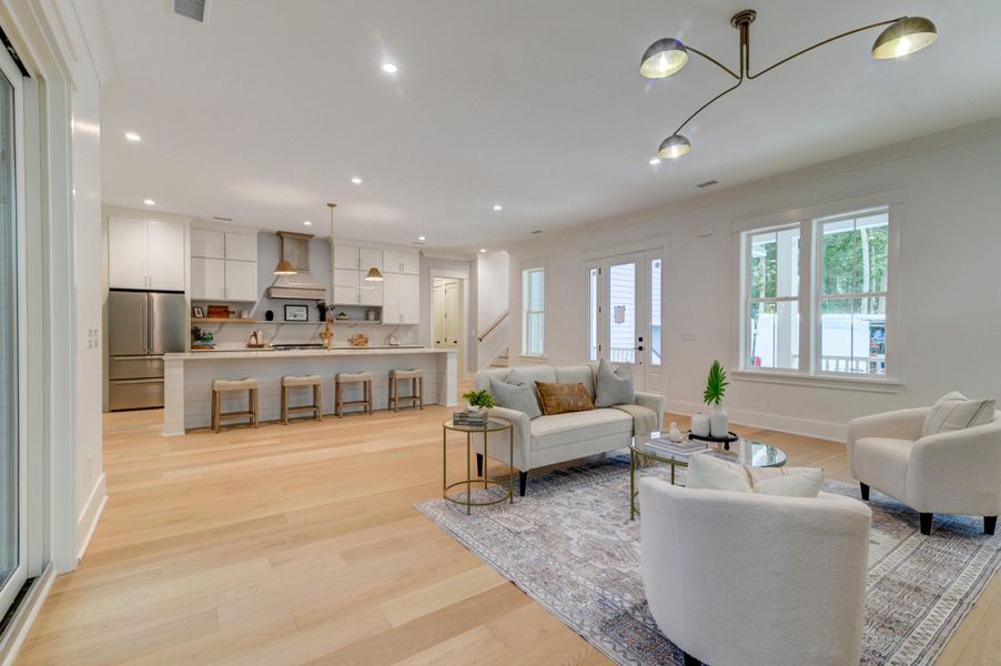 Furnished interior view inside a new home in , Hollywood (Image 7).