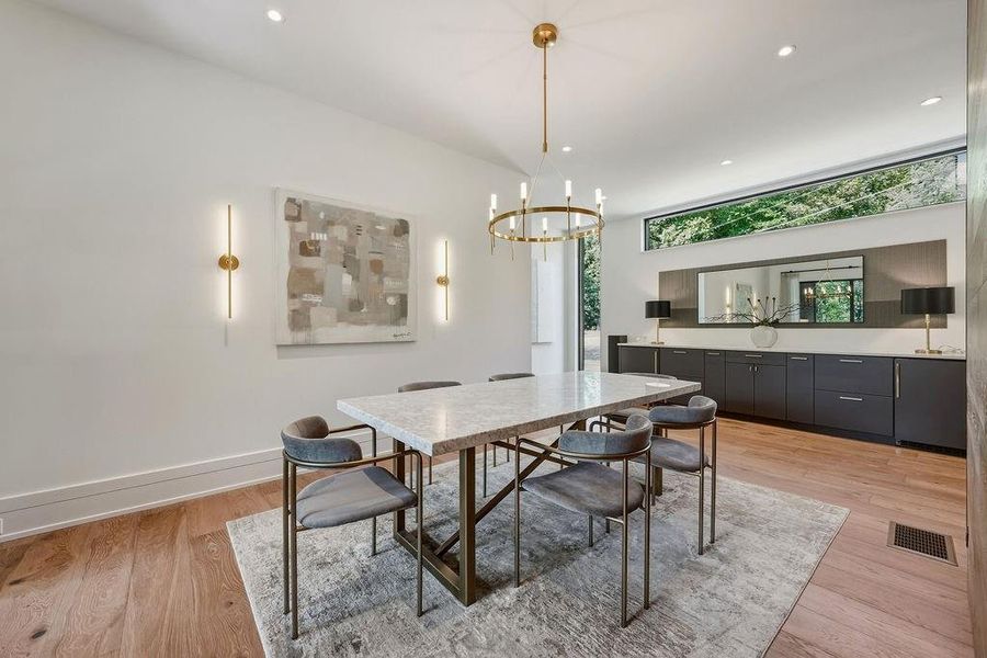 Furnished interior view inside a new home in , Atlanta (Image 15).