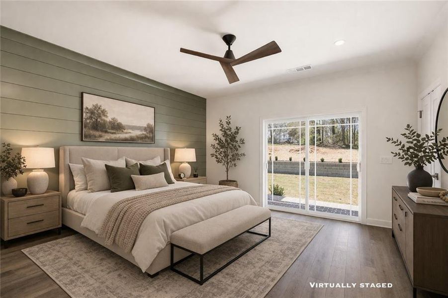 Furnished interior view inside a new home in , Gainesville (Image 13).