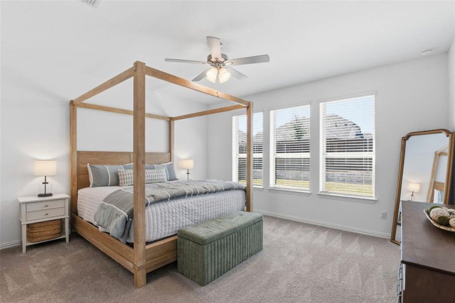 Furnished interior view inside a new home in Whitewing Trails, Princeton (Image 30).