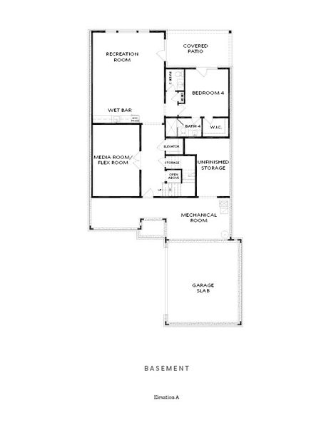 Basement w. Elevator