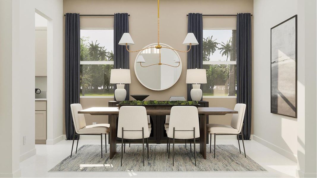 Furnished interior view inside a new home in Lotis Wellington: The Promenade Collection, Wellington (Image 13).