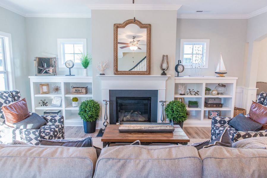 Representative furnished interior of a home built from the Hadley by Bill Clark Homes in The Sanctuary at Sunset Beach, Sunset Beach (Image 10). Representative furnished interior of a home built from the Hadley by Bill Clark Homes in The Sanctuary at Sunset Beach, Sunset Beach (Image 10).