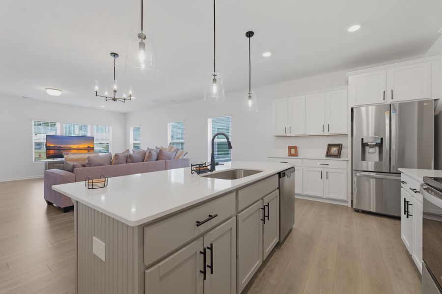 Furnished interior view inside a new home in , Summerville (Image 6). Furnished interior view inside a new home in , Summerville (Image 6).