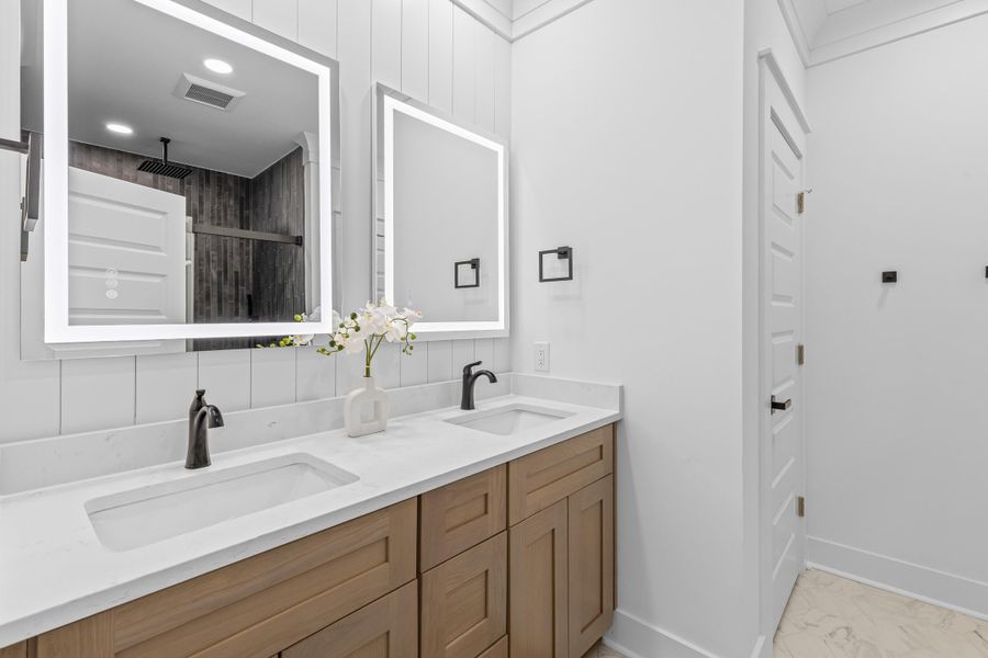 Furnished interior view inside a new home in , North Charleston (Image 37).