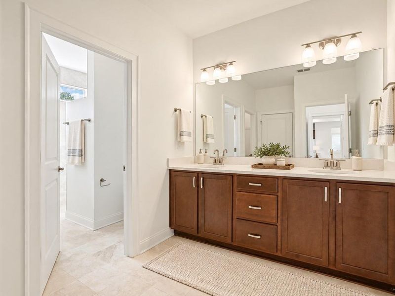 Furnished interior view inside a new home in , Holly Springs (Image 14).