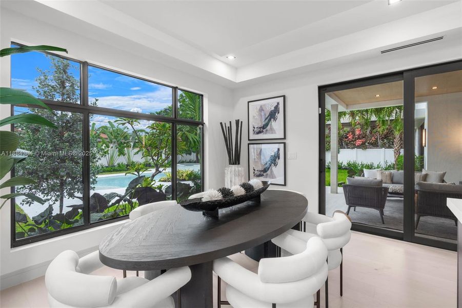 Furnished interior view inside a new home in , Delray Beach (Image 25).