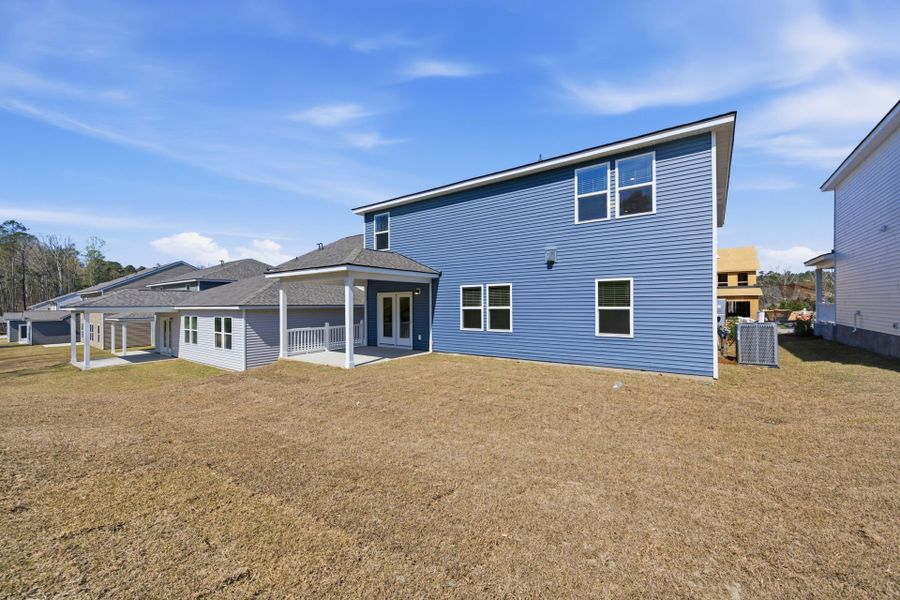 Exterior details and patio area of a home in Grand Arbor, Blythewood (Image 4).