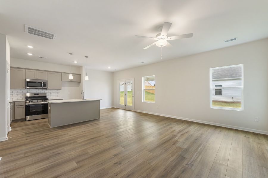Spacious, unfurnished interior of a new home in Wingate, Inman (Image 19). Spacious, unfurnished interior of a new home in Wingate, Inman (Image 19).