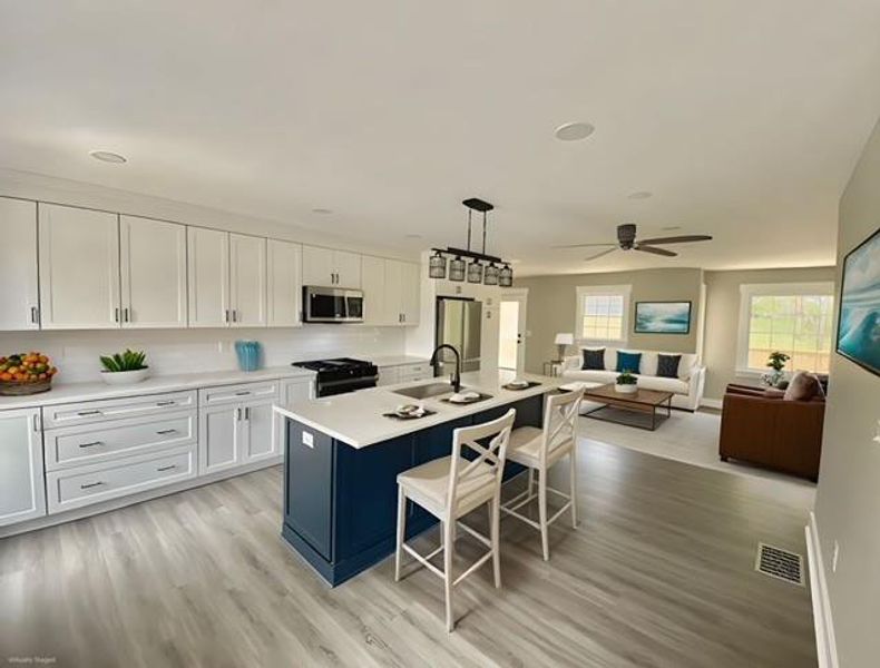 Furnished interior view inside a new home in , Kennesaw (Image 34).