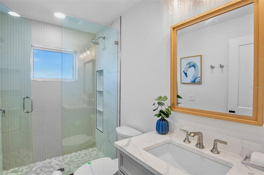 Furnished interior view inside a new home in , Sarasota (Image 40).