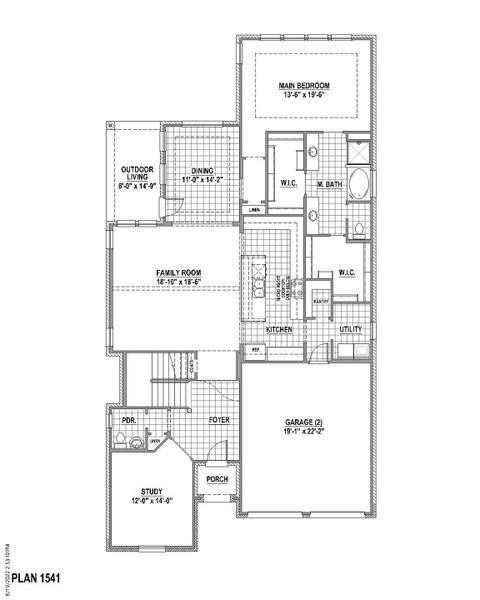 Plan 1541 1st Floor Plan 1541 1st Floor