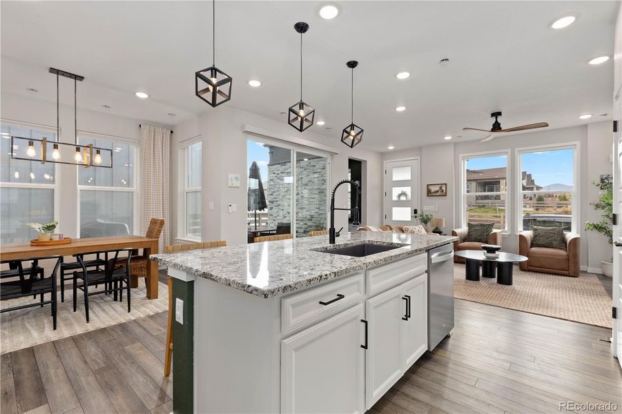 Furnished interior view inside a new home in , Littleton (Image 36).