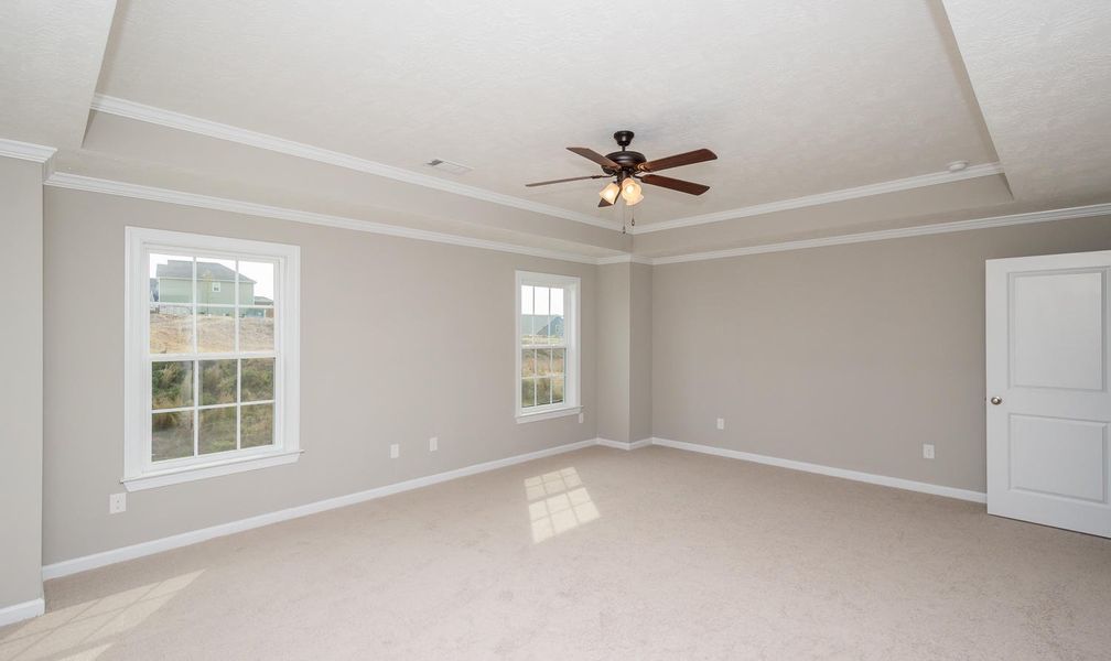 Representative unfurnished interior of a home built from the Durham Hill by Ivey Homes in Tillery Park, Grovetown (Image 31).