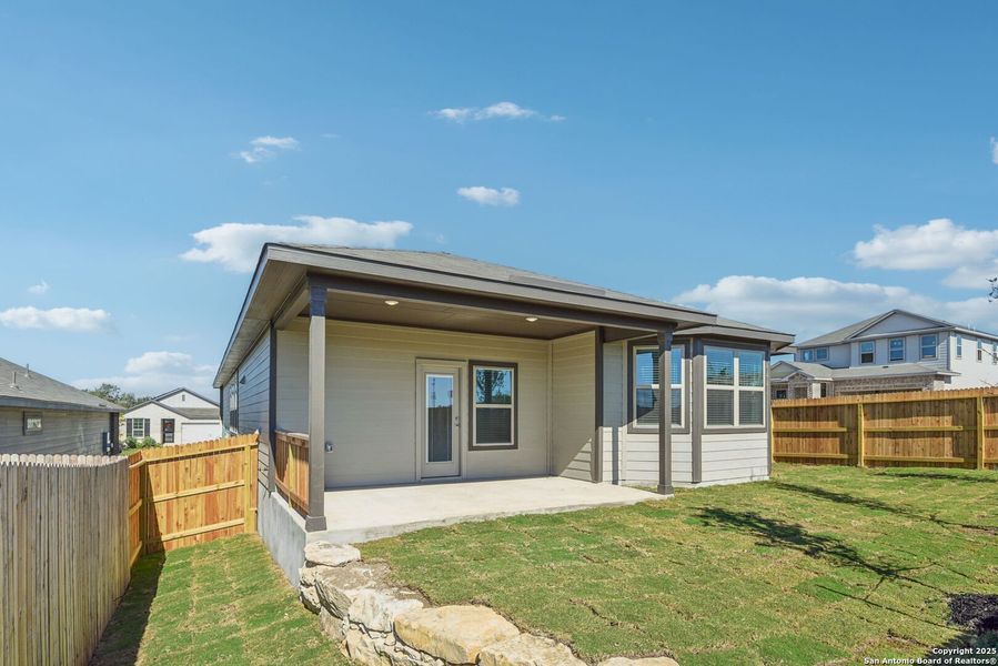 Exterior details and patio area of a home in Royal Crest, San Antonio (Image 3). Exterior details and patio area of a home in Royal Crest, San Antonio (Image 3).