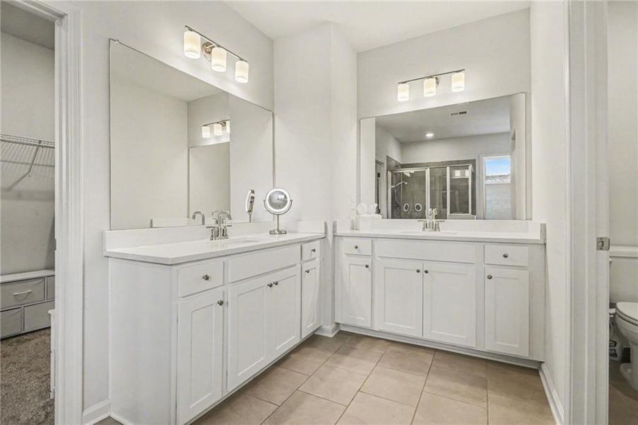 Furnished interior view inside a new home in Carmichael Farms, Canton (Image 9).