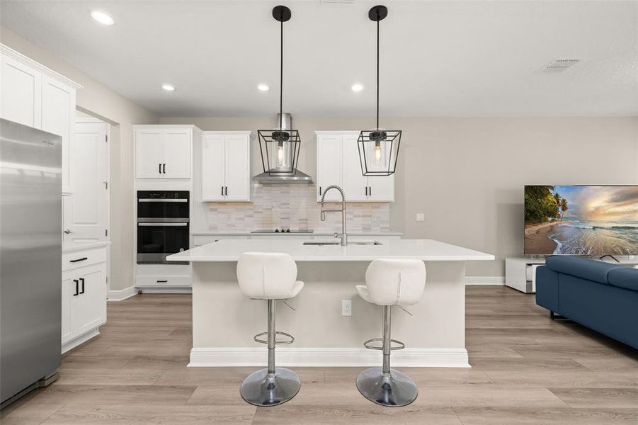 Furnished interior view inside a new home in Highland Ridge, Winter Garden (Image 39).