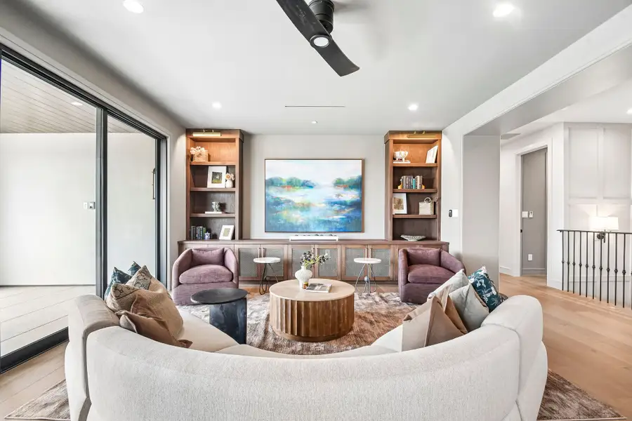 Furnished interior view inside a new home in The Overlook at Westlake, Austin (Image 19).