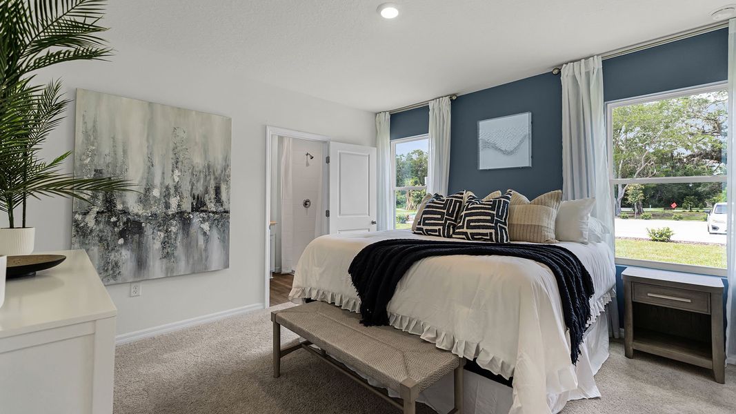 Representative furnished interior of a home built from the HARPER by D.R. Horton in Wynwood, Ocoee (Image 9).