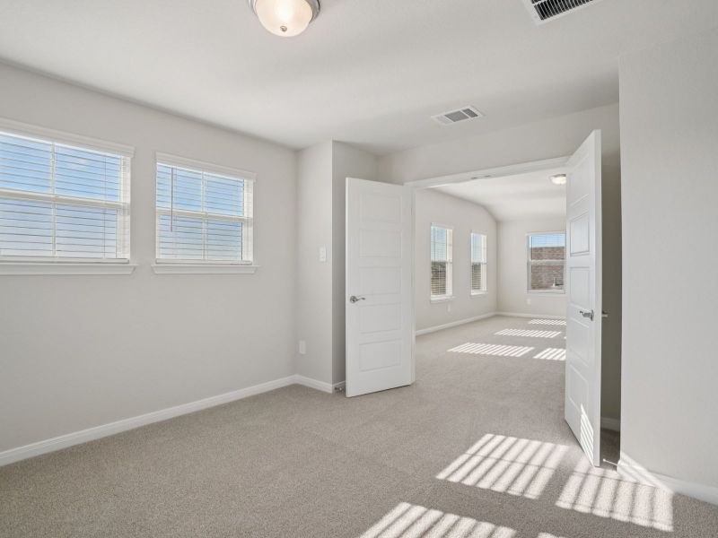Spacious, unfurnished interior of a new home in Sagebrooke - Premier Series, San Antonio (Image 32). Spacious, unfurnished interior of a new home in Sagebrooke - Premier Series, San Antonio (Image 32).