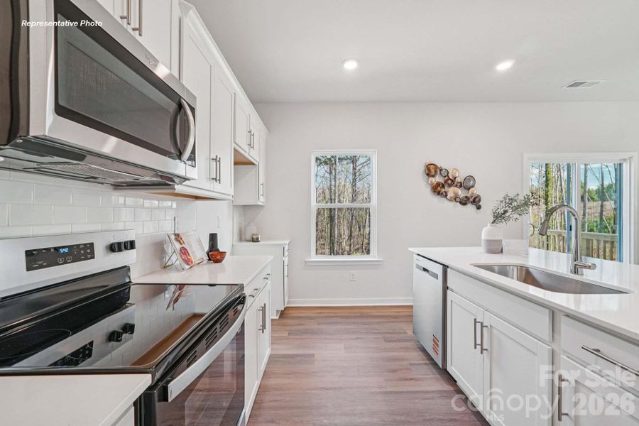 Furnished interior view inside a new home in Villages of Maiden, Maiden (Image 7).