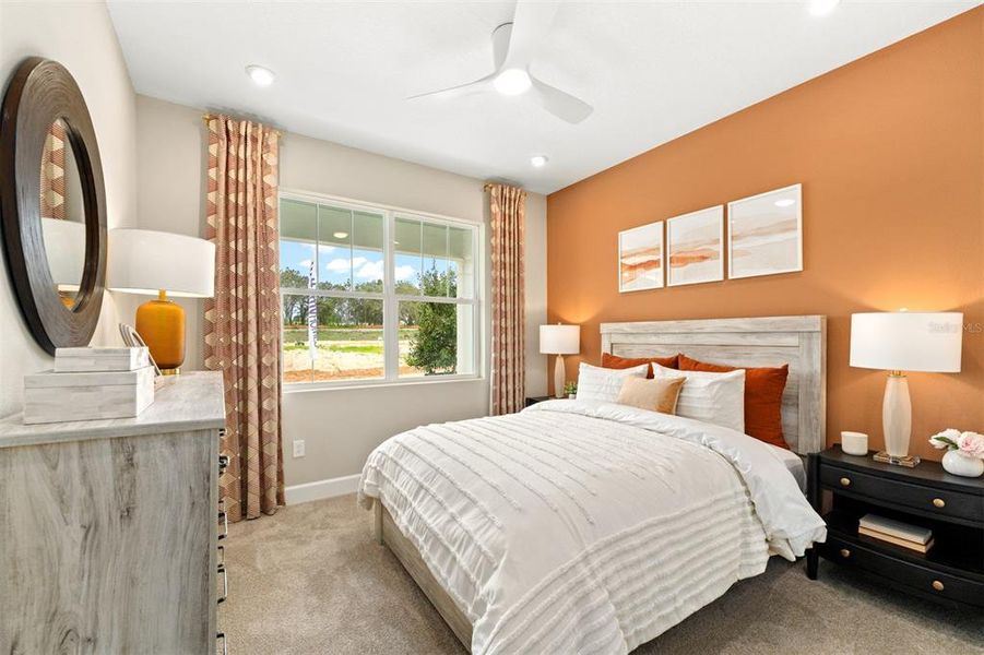 Furnished interior view inside a new home in Rainwood, Groveland (Image 19).