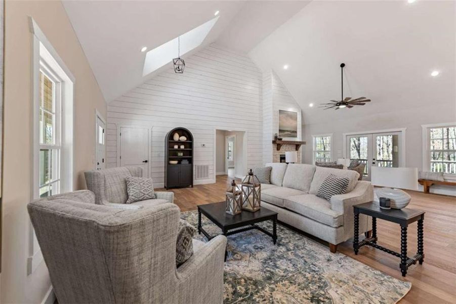 Furnished interior view inside a new home in , Morganton (Image 44).