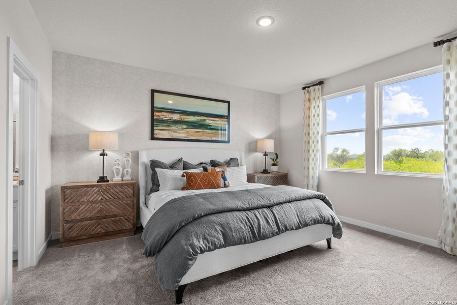 Furnished interior view inside a new home in Park Place, New Braunfels (Image 31).