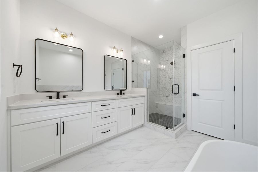 Furnished interior view inside a new home in , Houston (Image 27).