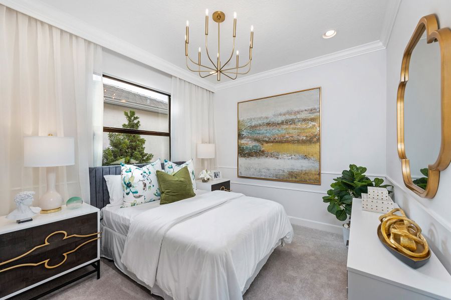 Representative furnished interior of a home built from the Tribeca by GL Homes in Valencia Parc at Riverland, Port St. Lucie (Image 26).