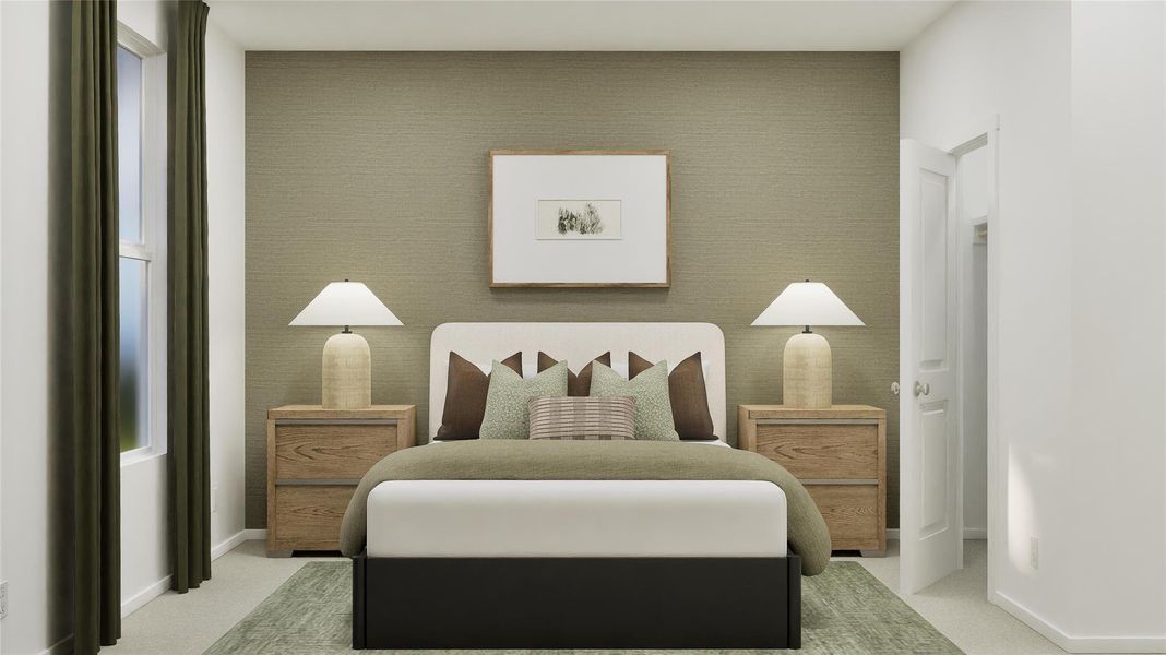 Furnished interior view inside a new home in Elm Creek, Elgin (Image 9).