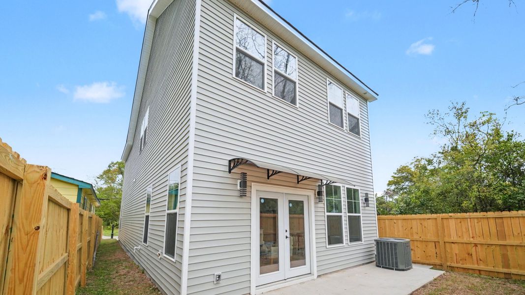 Exterior details and patio area of a home in , North Charleston (Image 3). Exterior details and patio area of a home in , North Charleston (Image 3).