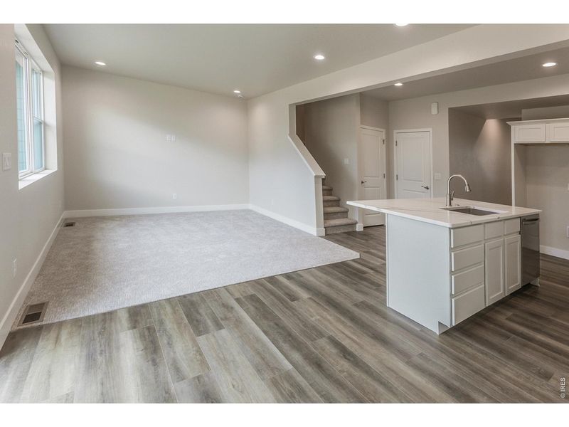 Spacious, unfurnished interior of a new home in Wilson Commons, Loveland (Image 32).