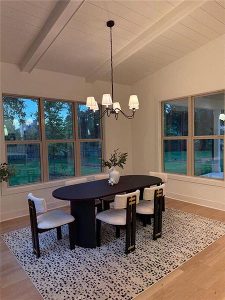 Furnished interior view inside a new home in , Atlanta (Image 9).