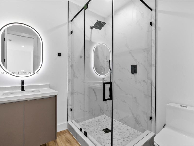 Furnished interior view inside a new home in , Miami (Image 26). Furnished interior view inside a new home in , Miami (Image 26).