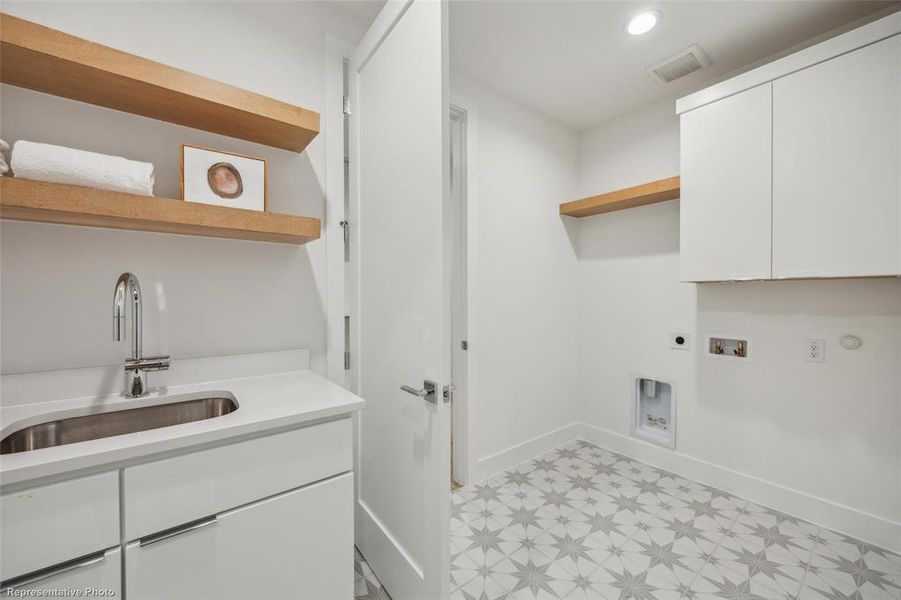 Laundry room on 1st level