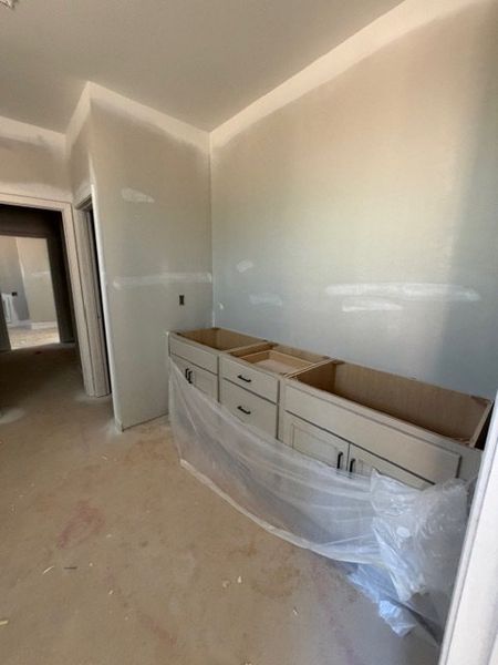 In-progress construction of a new home in WOODMONT RESERVE, Roopville, GA (Image 8).