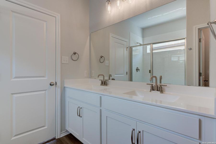 Furnished interior view inside a new home in Nopal Valley, San Antonio (Image 10).