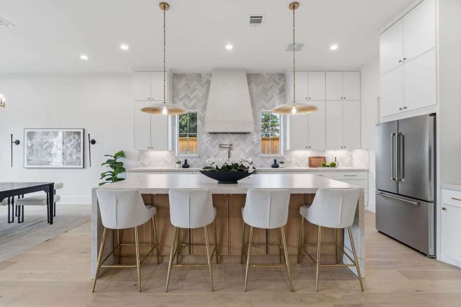 Furnished interior view inside a new home in , Houston (Image 35).