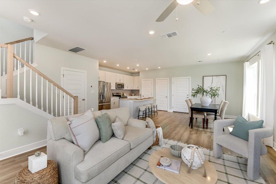 Family Room - Dining Area (Staged)