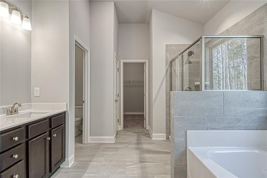 Furnished interior view inside a new home in Enclave at Logan Point, Loganville (Image 11).