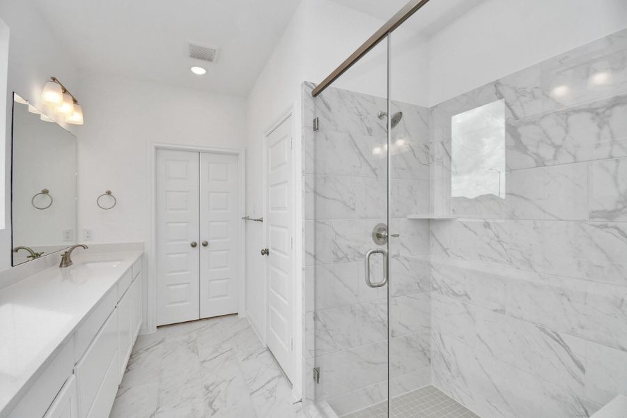 Furnished interior view inside a new home in Elyson, Katy (Image 7).