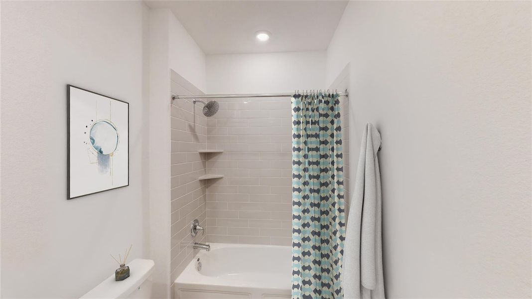 Furnished interior view inside a new home in Anniston, Katy (Image 10).