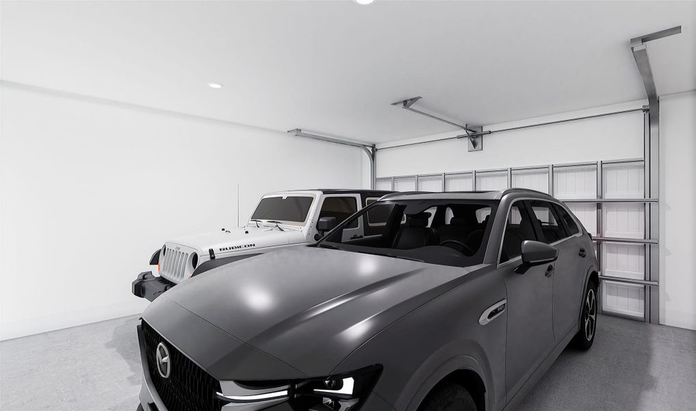 2 car garage (*Artist rendering used for illustration purposes only.)